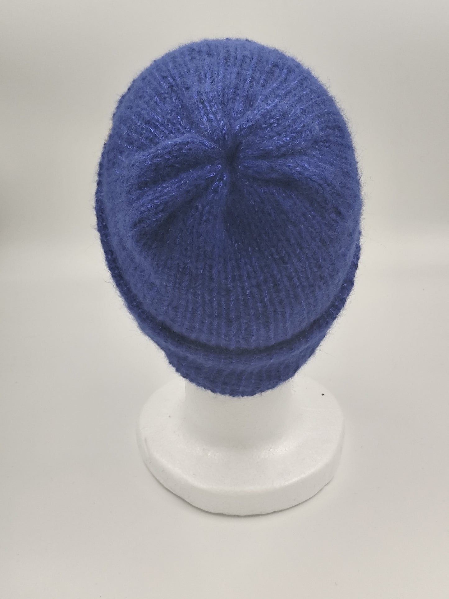 Bonnet crochet fait main Cocottine - Bleu