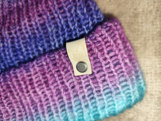 Bonnet crochet fait main Cocottine - Sirène boréale