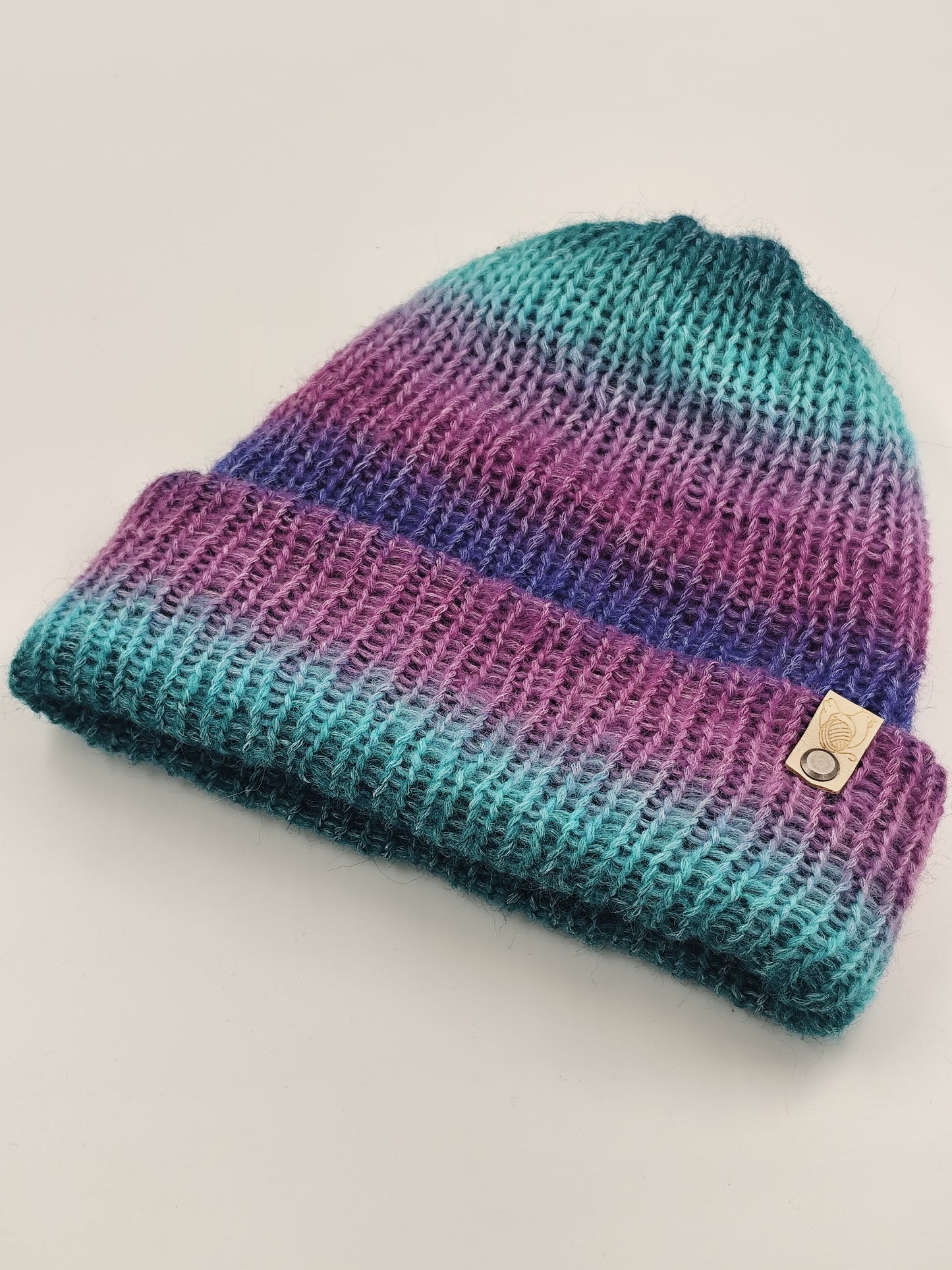 Bonnet crochet fait main Cocottine - Sirène boréale