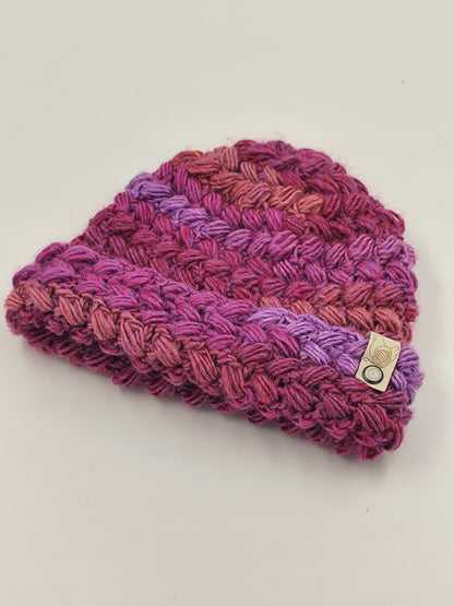 Bonnet crochet fait main Marans - Happy moment