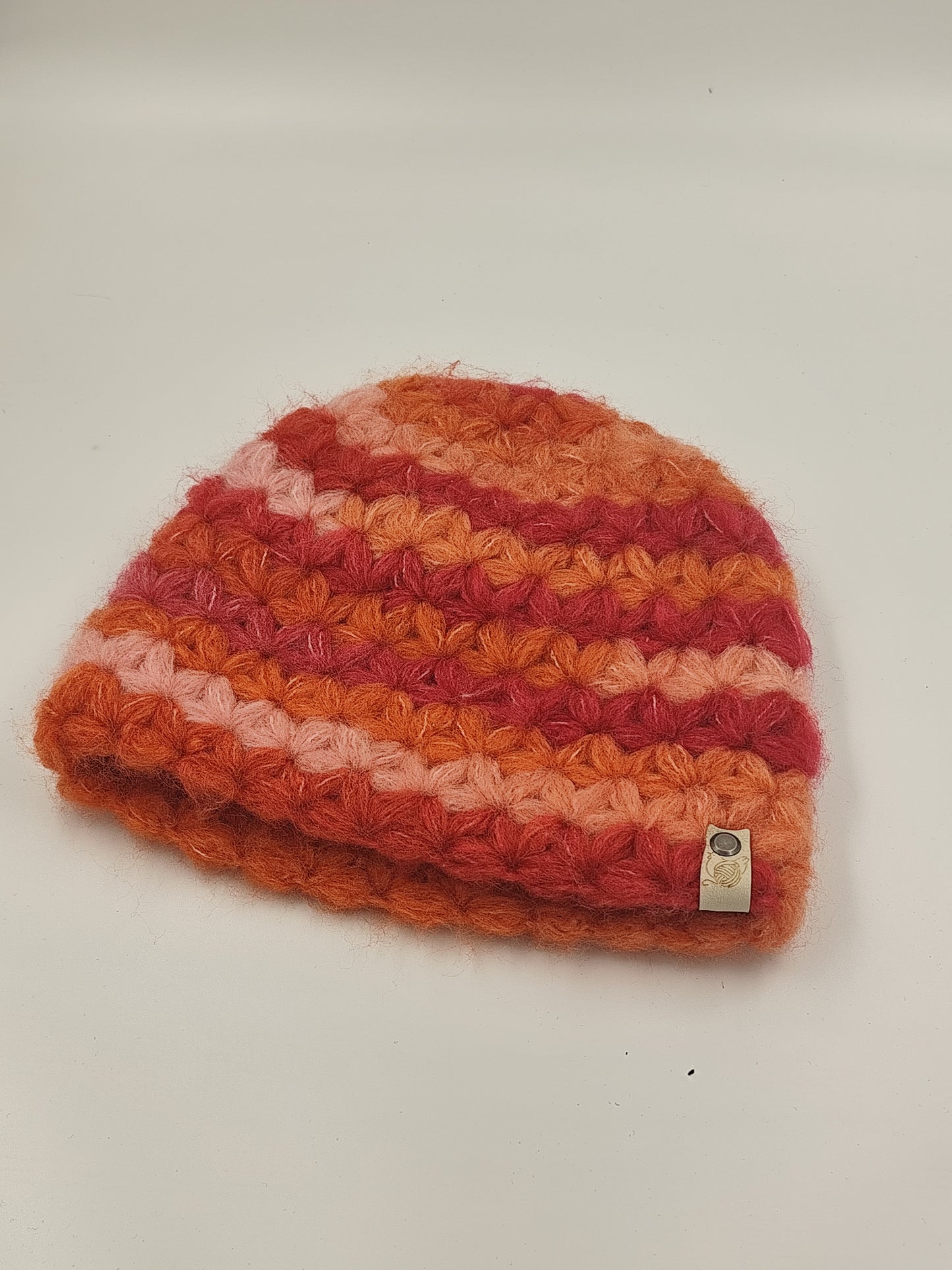 Bonnet crochet fait main Orpington - Aurore