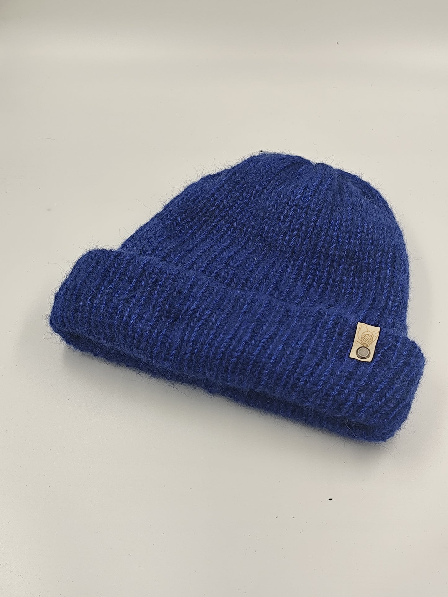 Bonnet crochet fait main Cocottine - Bleu