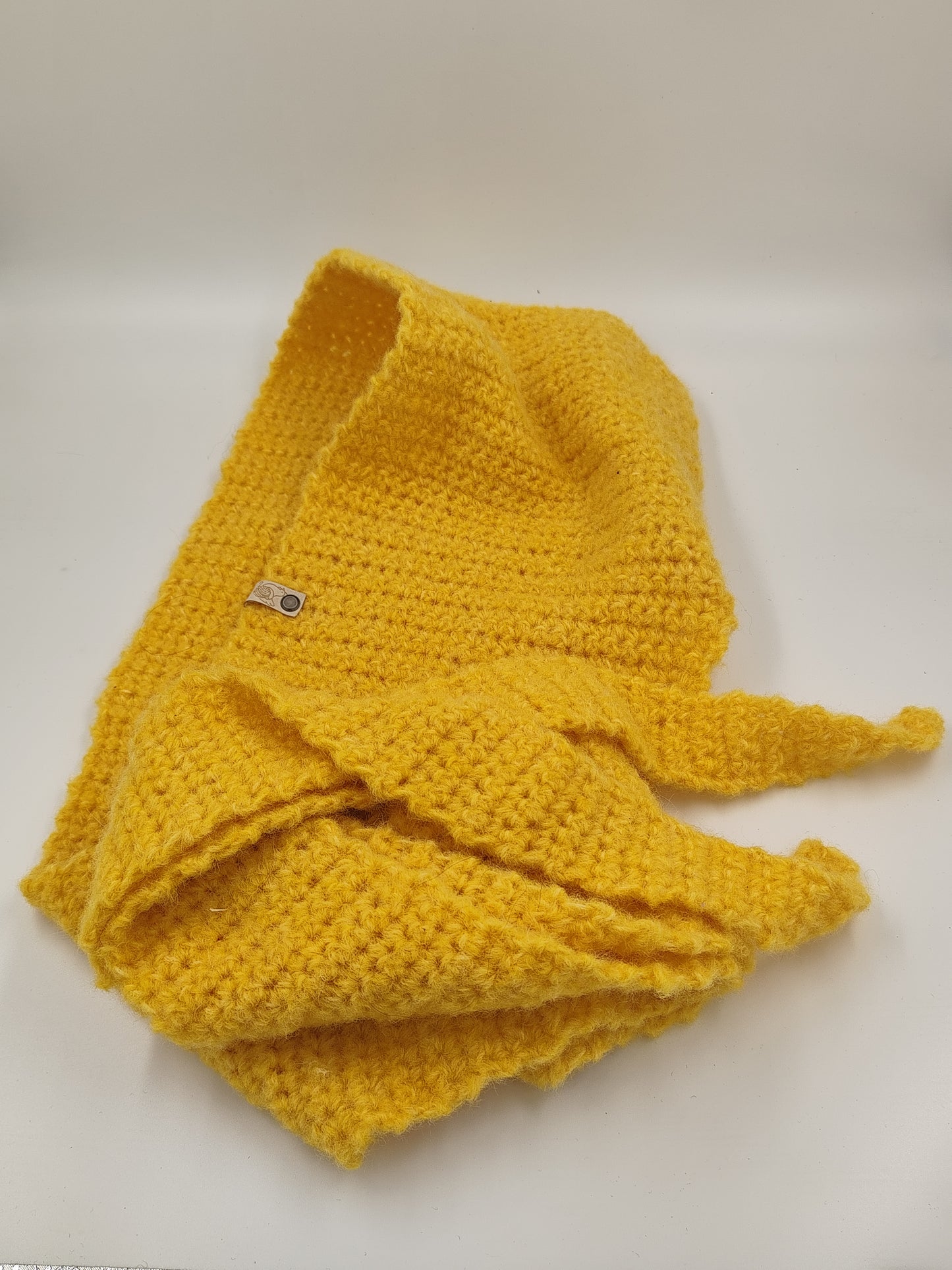 Capuche crochet faite main Sussex - Soleil