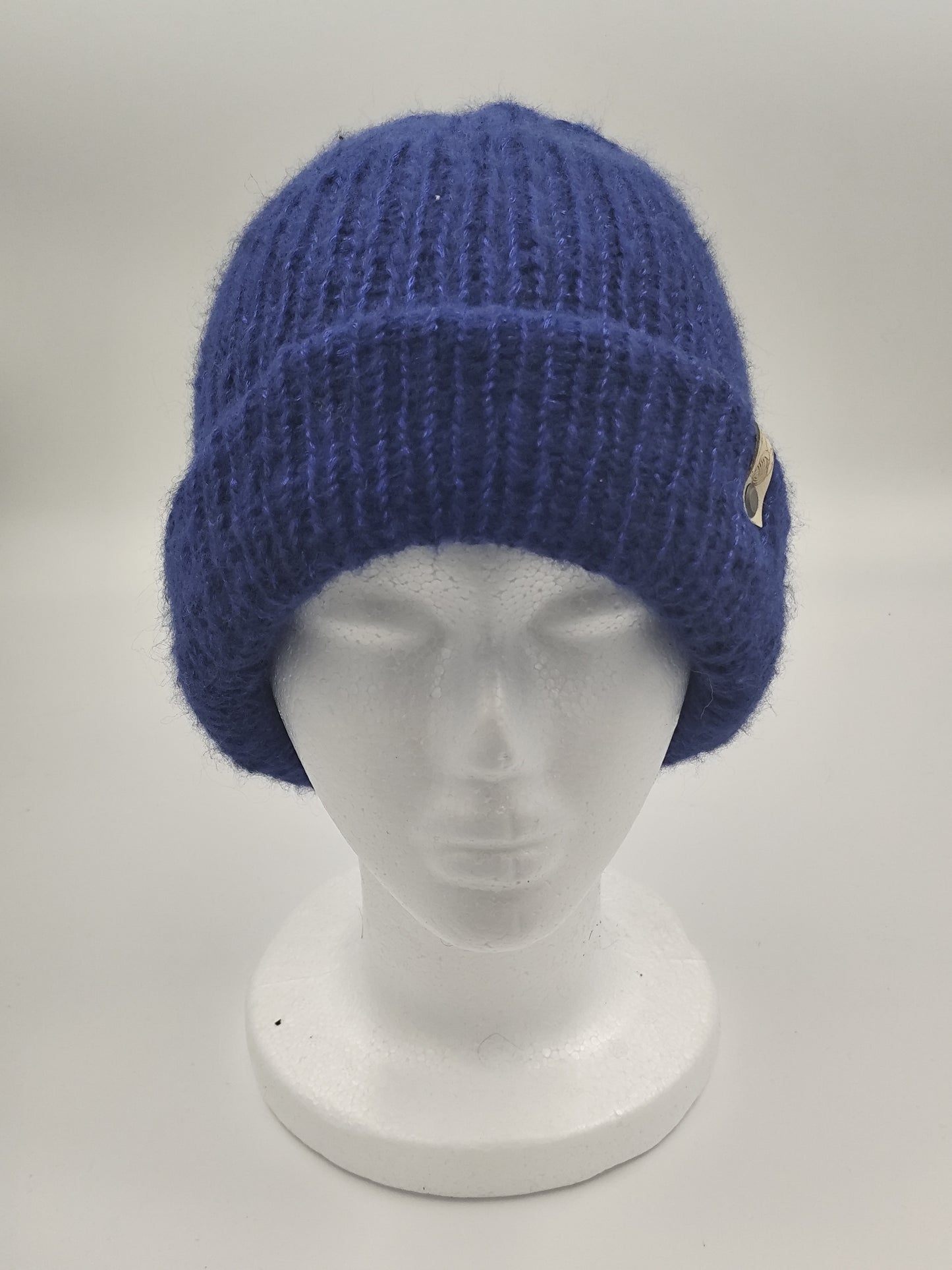 Bonnet crochet fait main Cocottine - Bleu