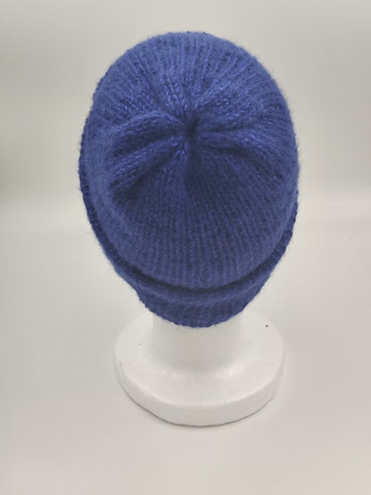 Bonnet crochet fait main Cocottine - Bleu