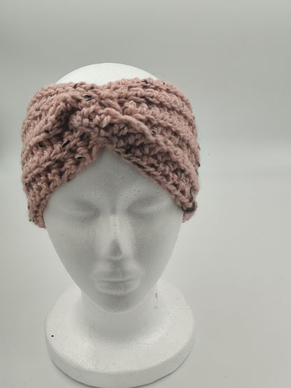 Bandeau crochet fait main Cocotte - Rose