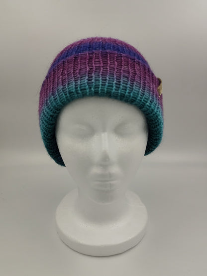 Bonnet crochet fait main Cocottine - Sirène boréale