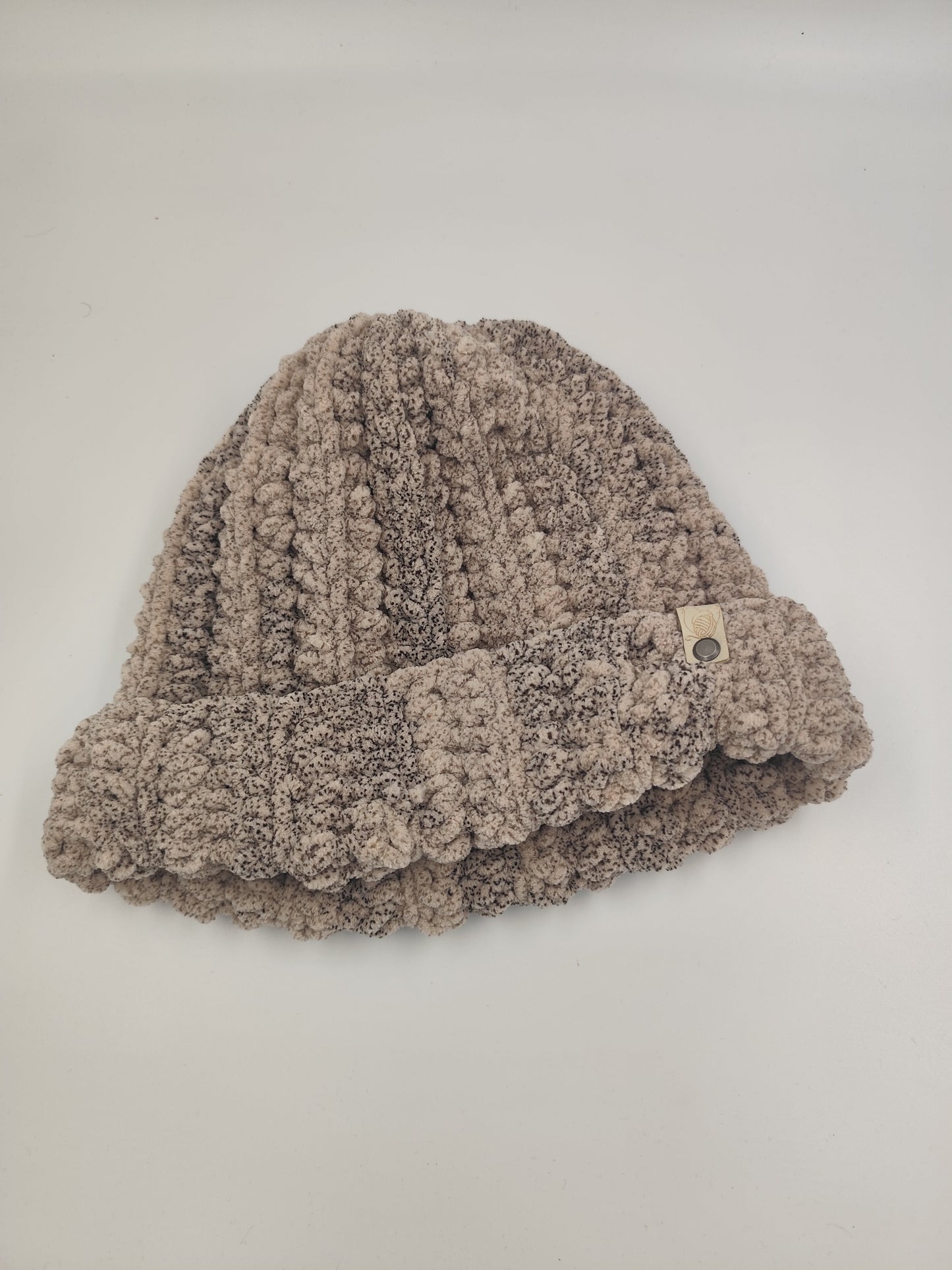 Bonnet crochet fait main Cocotte – Fauve