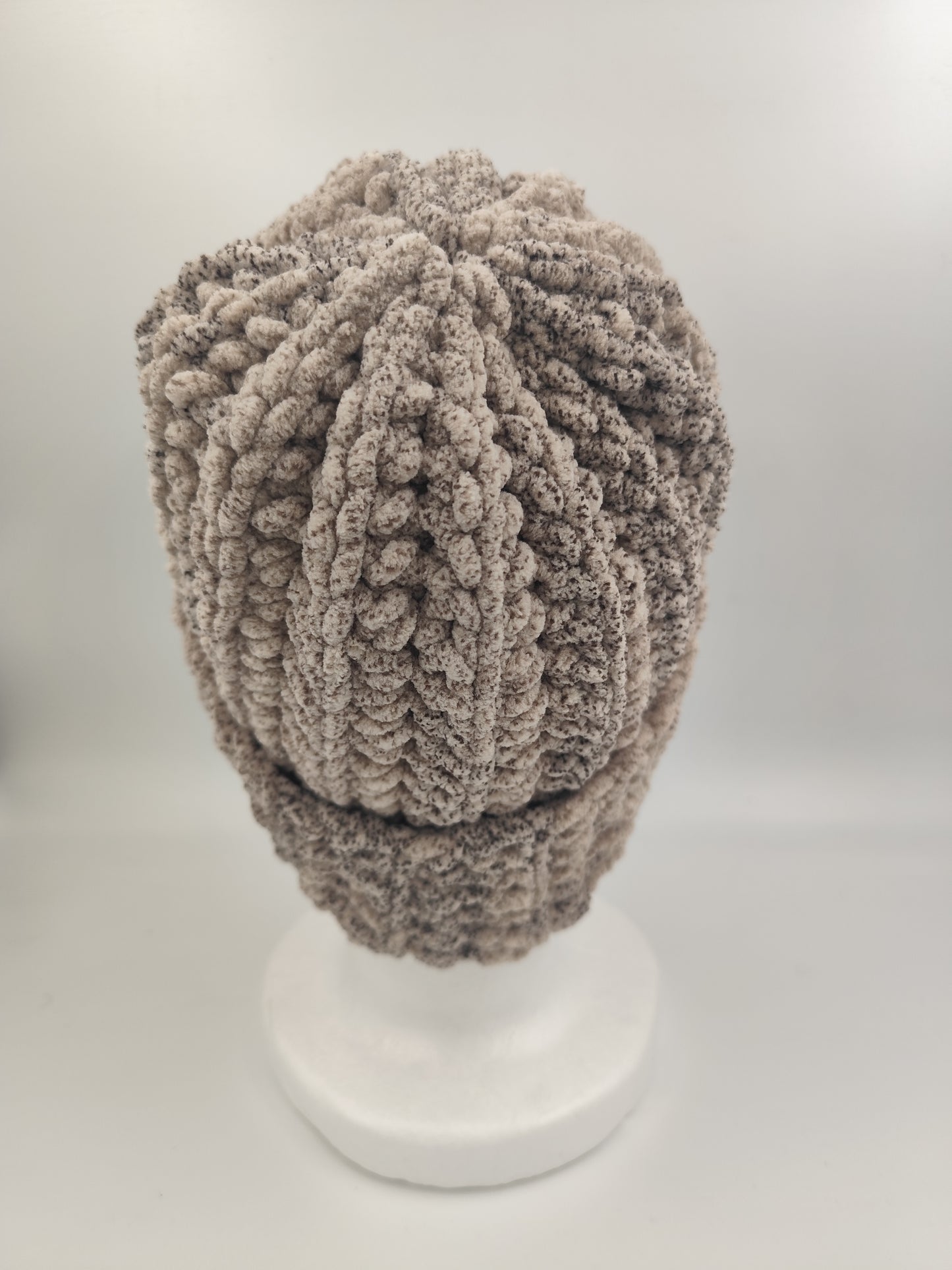 Bonnet crochet fait main Cocotte – Fauve