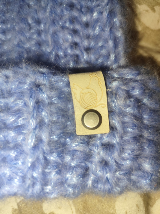 Bonnet fait main Cocotte - Ciel