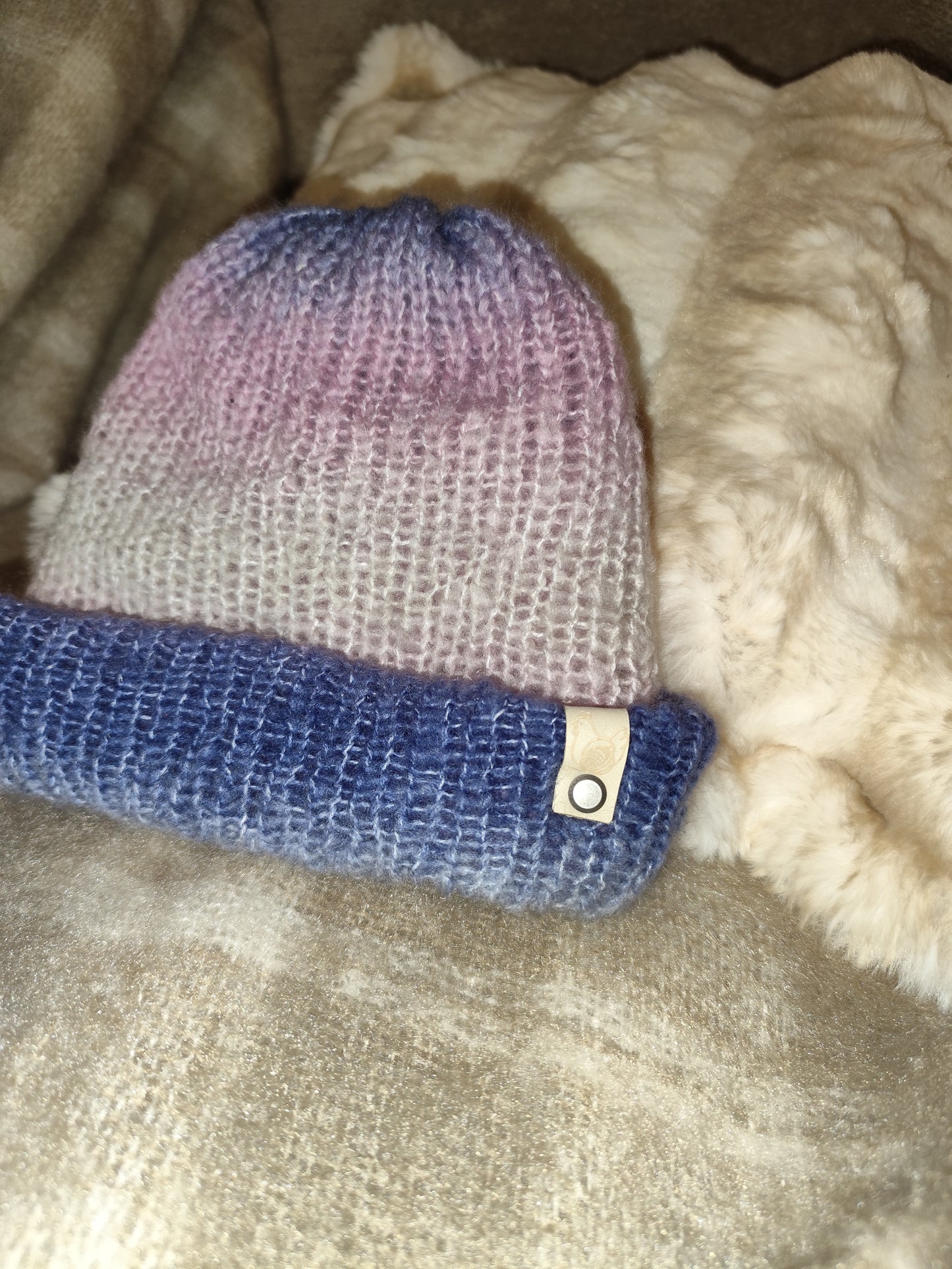 Bonnet crochet fait main Cocottine - Lavander