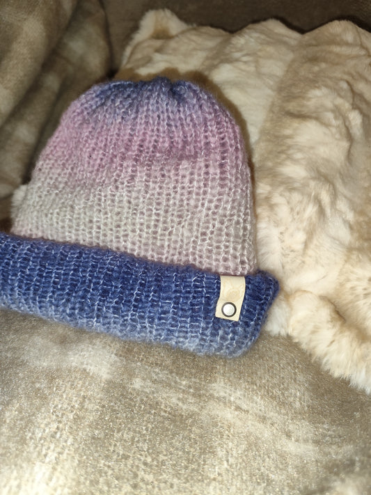 Bonnet crochet fait main Cocottine - Lavander