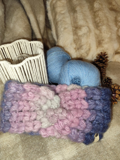 Bandeau crochet fait main Gournay - Lavander