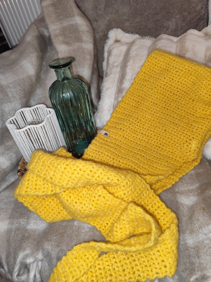 Capuche crochet faite main Sussex - Soleil